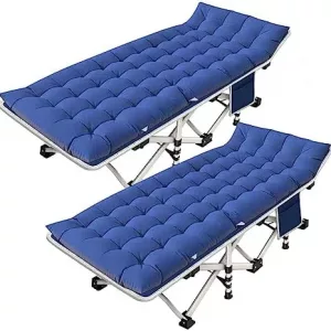 2 Pack Camping Cot with Mattress Camp Hike Trail Adventure Gear