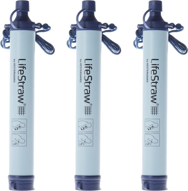 LifeStraw Personal Water Filter Camp Hike Trail Adventure Gear