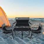 Folding Camping Chair Set of 4