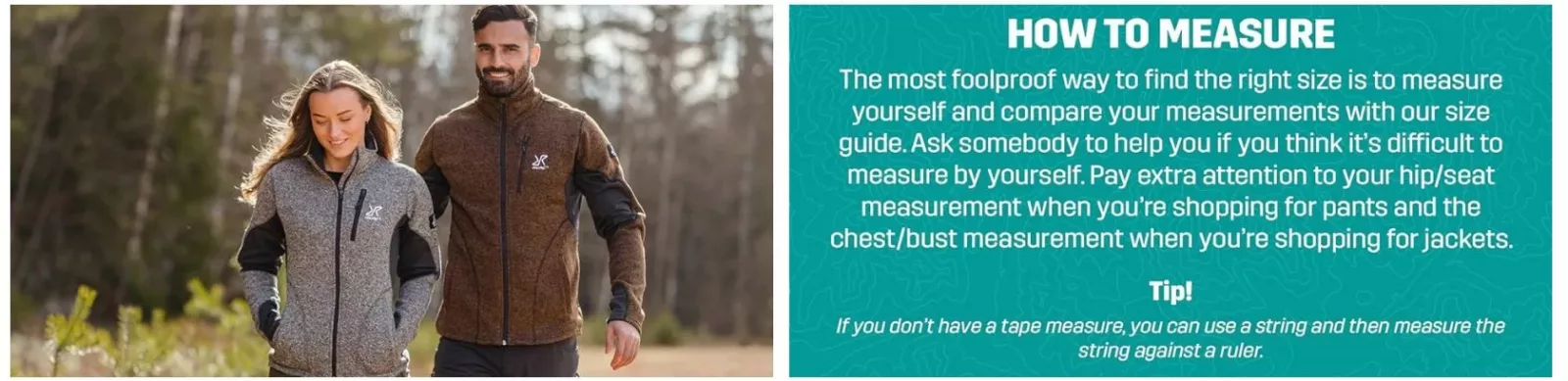 How to Measure for Camp Hike Trail's Outdoor Apparel
