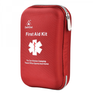 163 Pieces Waterproof First Aid Kit Camp Hike Trail Adventure Gear